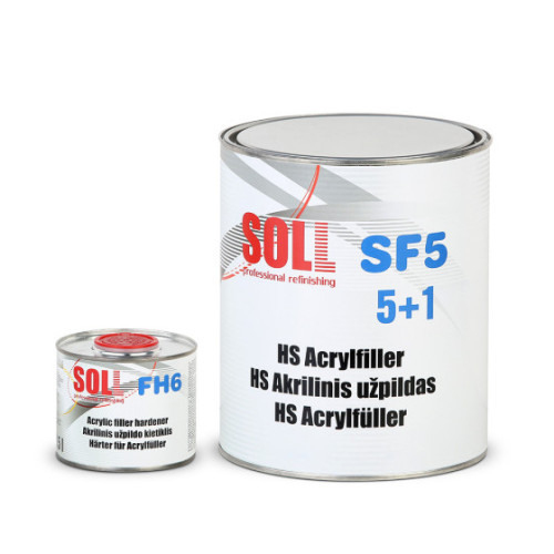 SOLL грунт 5:1 белый + отвердитель 3L