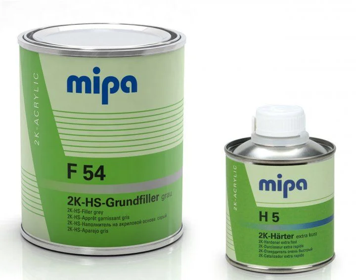 Mipa 2K-HS-Grundfiller F 54 täitekrunt чёрный с отвердителем 1,25 l