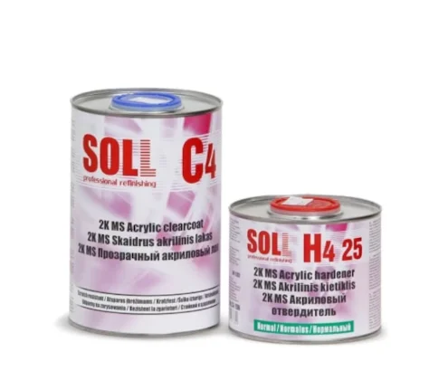 soll лак ms 4+отвердитель h4 25 1.5 l
