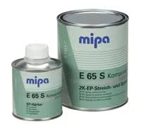 Mipa E 65 S 2K-EP кистевая и напыляемая шпаклёвка с отвердителем 1,5 kg