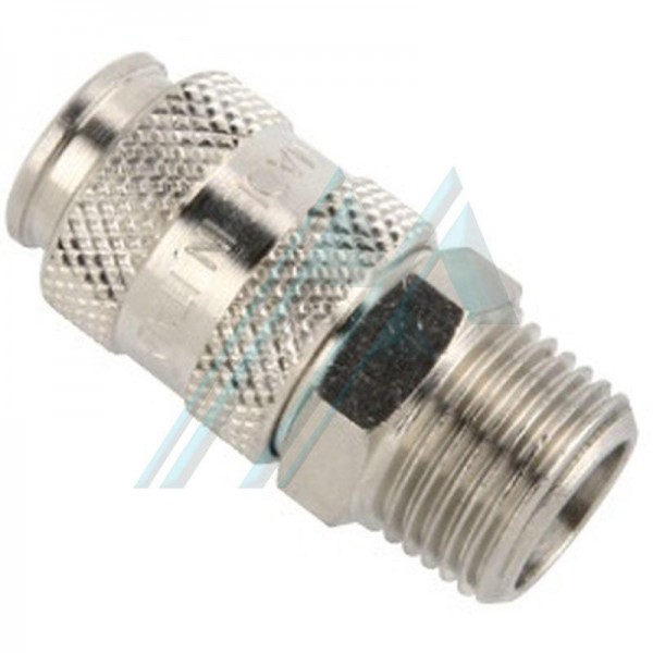 RUBINETTO TM2 1/4M (sacc.nylon 5 PZ et.cod.barre) QUICK COUPLER"